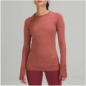 NWT Lululemon Rest Less Pullover Mulled Wine Pink Savannah  Size 12